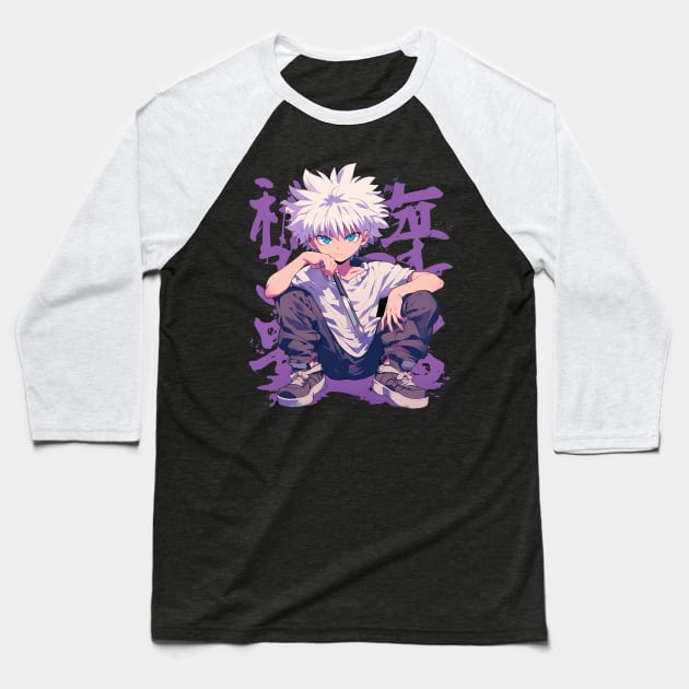 killua Baseball T-Shirt by StevenBag